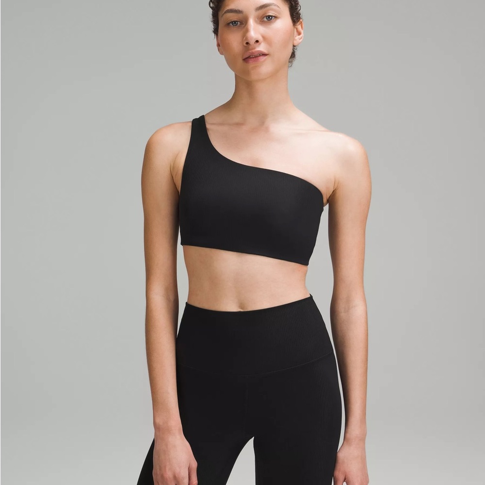 Ribbed Nulu Asymmetrical Yoga Bra Lululemon
